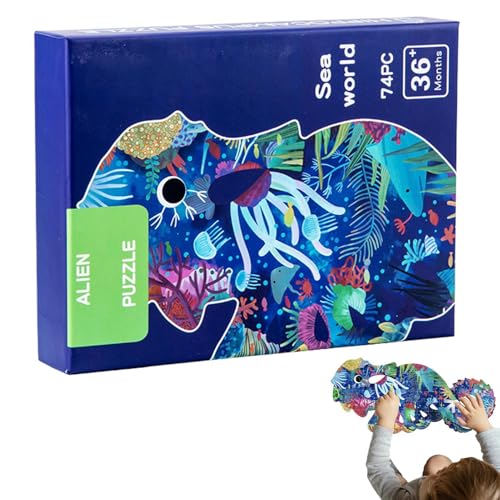 Animal Puzzle | Cartoon Elephant Puzzle | Underwater World Jigsaw Puzzle | Toddler Puzzles | Preschool Learning Toys Engaging Animal Theme for Toddler Kids Boys Girls von Lpsdssre