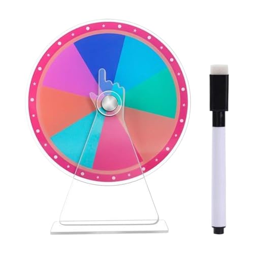 Drehungspreisrad, Fortune-Spinnspiel, Schweres Spinnrad, Löschbarer Marker, Lebendige Und Auffällige, Einstellbare Preisschlitze, 12,5 X 10 cm, Für Party Und Versammlungen Drehungspreisrad, Fortune-Spinnspiel, Schweres Spinnrad, Löschbarer Marker, Lebendige Und Auffällige, Einstellbare Preisschlitze, 12,5 X 10 cm, Für Party Und Versammlungen von Lpsdssre