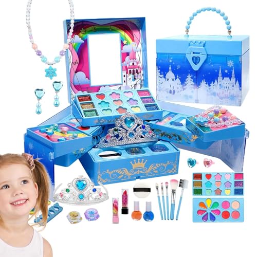 Kids Makeup Set | Princess Cosmetic Play Kit | Childrens Makeup Set | Girls Makeup Toy | Teen Makeup Kit Fun and Safe Makeup Play for Girls for Girls Teenage Kids Friends Family von Lpsdssre