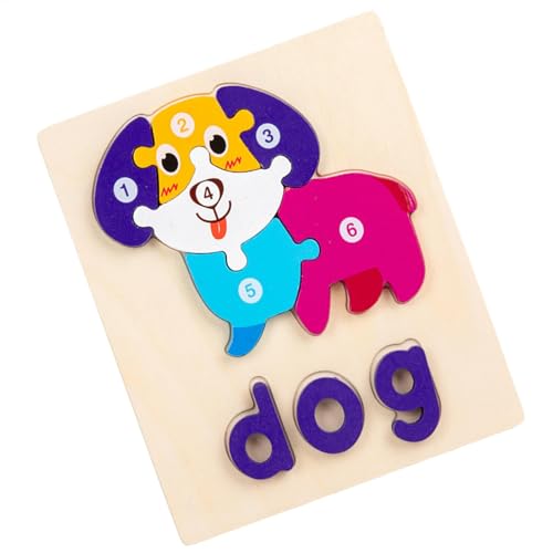 Kids Wooden Puzzles | Educational Puzzles for Kids | 3D Puzzles for Kids | Toddler Learning Puzzles | Developmental Toys for Enhance Learning Through Play for Toddler Kids Ages 3 Plus von Lpsdssre