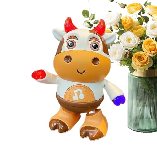 Lpsdssre Dancing Toy for | Light Up Dancing Toy | Musical Cow Toy | Deer Toy with Lights | Toddler Dancing Toy 1to3 Interactive Dancing Fun for Active Fun, Cute Musical Deer Toys von Lpsdssre