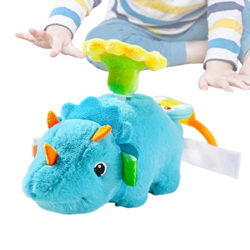 Lpsdssre Pull Rope Stuffed Animal | Adorable Plush Animal | Stuffed Turtle Dinosaur | Creative Plush Toy | Pull Rope Stuffed Animal Interactive Rotating Fun for Kids Boys and Girls von Lpsdssre