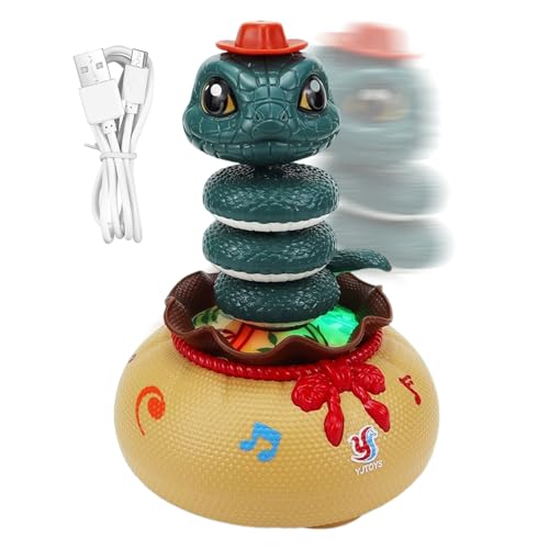 Lpsdssre Tanzspielzeug Für Kinder | Elektrische Schlangenfigur mit Drehbewegung - Interaktives Spiel mit Musik und Licht für Kinder, Klassenzimmer, Schlafzimmer & Kindergarten Lpsdssre Tanzspielzeug Für Kinder | Elektrische Schlangenfigur mit Drehbewegung - Interaktives Spiel mit Musik und Licht für Kinder, Klassenzimmer, Schlafzimmer & Kindergarten von Lpsdssre