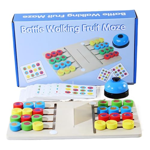 Portable Puzzle Game | Fruit Brain Teaser | Matching Game Toy | Learning Puzzle Toy | Travel Puzzle Toy Portable and Compact Design for Birthday Parties, Family Gatherings, Traveling von Lpsdssre