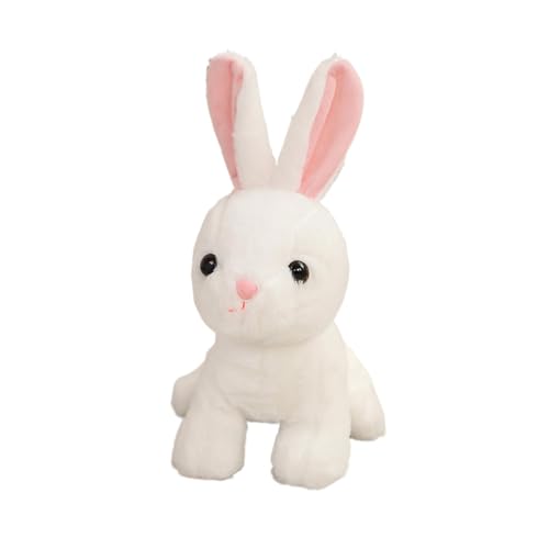 Realistischer Bunny Plüsch, niedlicher Stoffhasen, Heimspielspielzeug perfekter Geschenkauswahl, tragbare und leichte 20 cm/7,87 Zoll für Kinder, die einen kuscheligen Freund auf Roadtrips, Flüge von Lpsdssre