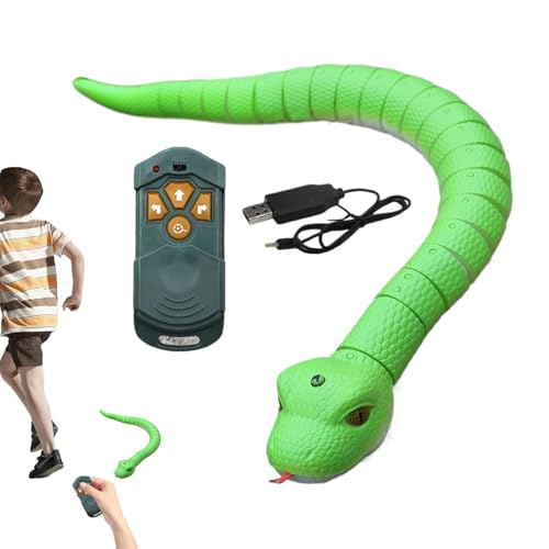 Remote Snake Toy | RC Snake Prank Toy | Remote Controlled Snake Robot | Electronic Snake Toy | Robot Snake Toy Realistic Design and Movement for Boys, Girls, Adults von Lpsdssre