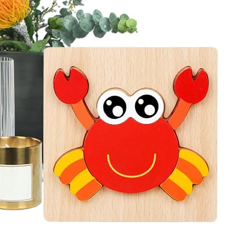 Wooden Animal Puzzle | Educational Toddler Puzzle | Preschool Learning Toys | Animal Puzzle for Kids | Wooden Toys Boosts Learning and Development for Kids von Lpsdssre