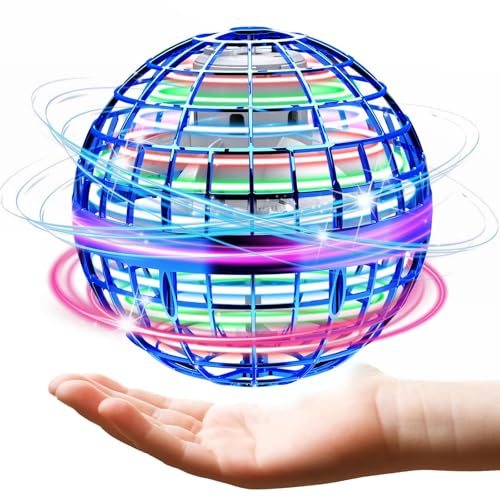 Fliegender Ball, Flying Orb Ball Hover Ball Für Kinder, Handgesteuerter Schwebender Ballspielzeug, Fliegender Fidget Spinner Mit Magischen Lichtern, Mädchen Und Jugendliche Von 6-10 Jahren Spielzeug von Lshfjnd