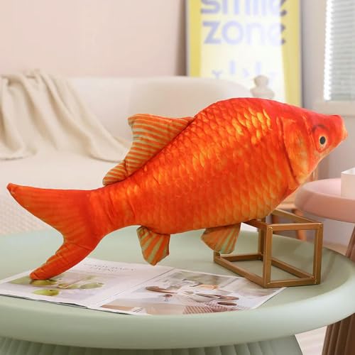 LsnDxg 3D Goldfisch Plüschtier Plüsch Tier Karpfen Plüsch Kissen Kreatives Sofa Kissen Geschenk Kinder Spielzeug Geburtstag 40cm 6 von LsnDxg