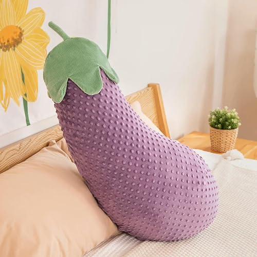 LsnDxg Aubergine Plüsch Kissen Gemüse Kissen Plüschtier Kinder Geburtstag und Weihnachten Geschenk 20cm 1 von LsnDxg