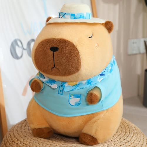 LsnDxg Capybara Puppe Schlüsselanhänger Anhänger Biene Capybara Plüschtier Geburtstagsgeschenk Kinder 45CM 2 von LsnDxg