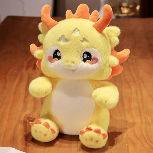 LsnDxg Cartoon Drachen Puppe Plüsch Spielzeug Kawaii Tier Neujahr Kinder Geschenk 20cm 2 von LsnDxg