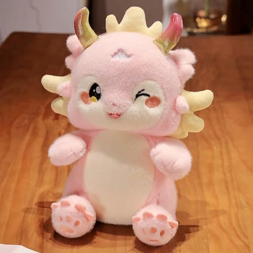 LsnDxg Cartoon Drachen Puppe Plüsch Spielzeug Kawaii Tier Neujahr Kinder Geschenk 20cm 3 von LsnDxg