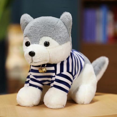 LsnDxg Cartoon Husky Plüschtier Tier weiche Puppe süße Hund Kissen Kinder Weihnachten Geschenk Geburtstagsgeschenk 20cm 3 von LsnDxg