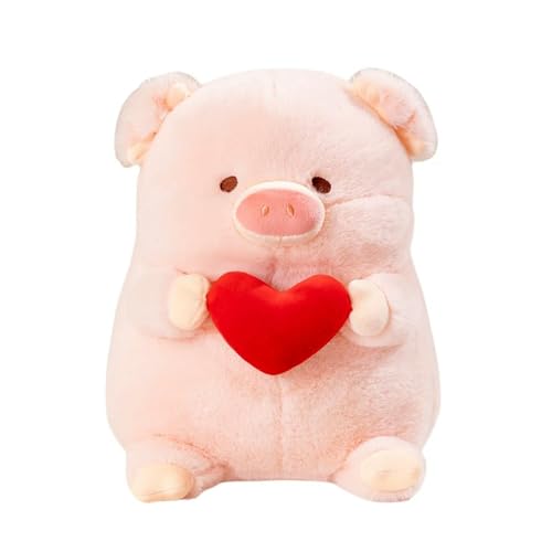 LsnDxg Cartoon Pig Hold Herz Plüschtiere Niedliche weiche schöne Kissen Puppen für Geburtstag Festival Geschenk 20cm 1 von LsnDxg