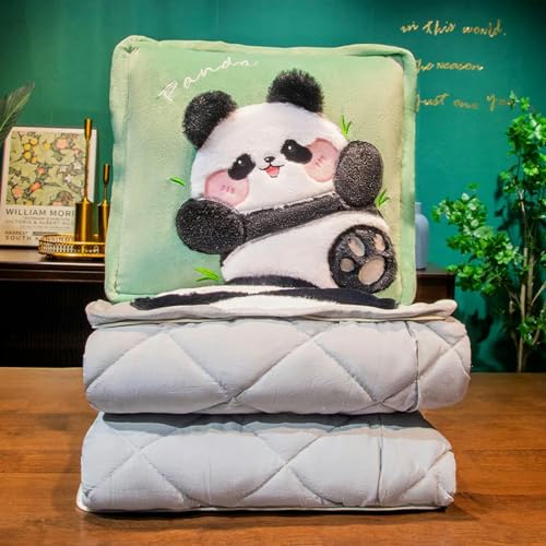 LsnDxg Cartoon Tier Plüsch Kissen Panda Bär Quadrat Kissen Büro Nickerchen Kinder Geschenk Geburtstag 38cm 1 von LsnDxg