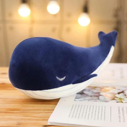 LsnDxg Cartoon weicher Wal Plüschtier Meerestier Kissen süßer Fisch Delfin Puppe Mädchen Geburtstagsgeschenk 25CM 1 von LsnDxg