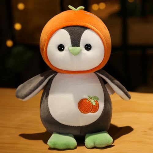 LsnDxg Frucht Pinguin weiches Kissen süßes Tier Pinguin Plüschtier, Mädchen Geburtstagsgeschenk 23cm 2 von LsnDxg