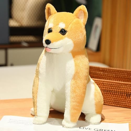 LsnDxg Großes Haustier Plüschtier Shiba Inu Puppe Akita Inu Shiba Inu Puppe kreative Ornamente Kinder Geburtstagsgeschenke 45CM 1 von LsnDxg