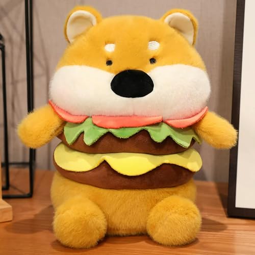 LsnDxg Hamburger Schwein Hund Plüschtier Plüsch Cartoon Lebensmittel Tier Plüschtier Junge Mädchen Geschenk Geburtstag 25cm 1 von LsnDxg