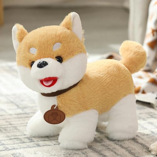 LsnDxg Husky Shiba Inu Plüschtier süße Hundepuppe Kinder Geburtstagsgeschenk 50cm 3 von LsnDxg