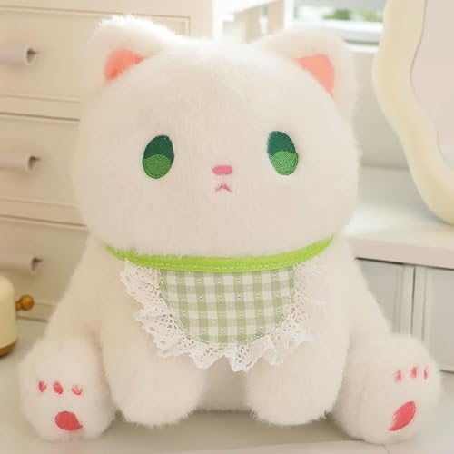 LsnDxg Katze Cartoon Tier Plüsch Spielzeug Plüsch Kawaii Kätzchen Lätzchen Kragen Kleid Plüsch Geschenk Kinder Geburtstagsgeschenk 20cm 4 von LsnDxg