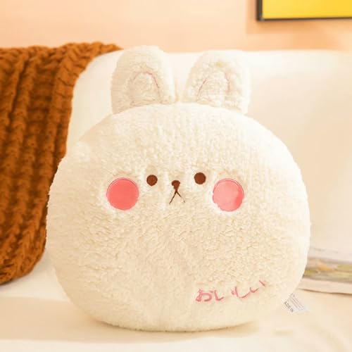 LsnDxg Kawaii Kaninchen Frosch Bär Tiger Schwein Pelziges Tier Plüsch Kissen Dekoration Plüschtiere Kinder Geschenke Geburtstagsgeschenke 35CM 4 von LsnDxg