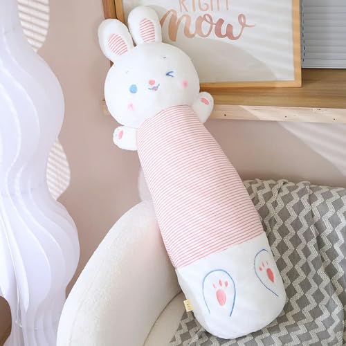 LsnDxg Kawaii Kaninchen Plüsch Kissen Flauschige Cartoon Tier Kissen Umarmung Hase Mädchen Geburtstagsgeschenk 120cm 1 von LsnDxg