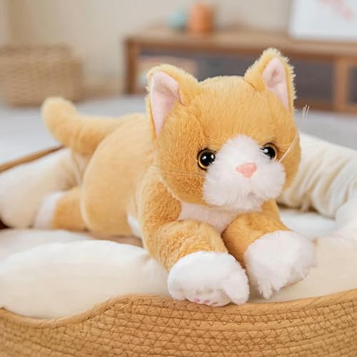 LsnDxg Kawaii Katze Puppe Plüsch Haustier Kissen Kätzchen Plüsch lebensechtes Geschenk Kinder Geburtstagsgeschenk 53cm 1 von LsnDxg