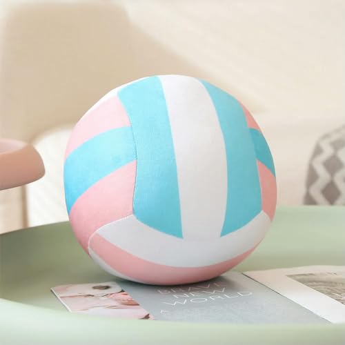 LsnDxg Kawaii Volleyball plüschtier niedliche Volleyball Requisiten Kissen Kinder Geschenk für mädchen Jungen Zimmer Dekoration Geburtstag 14cm 2 von LsnDxg