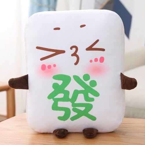 LsnDxg Kreatives Mahjong-Kissen, weiches Kissen, Plüschtiere, Geburtstagsgeschenke 43cm 8 von LsnDxg