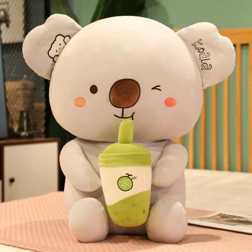 LsnDxg Milchtee Koala Plüschpuppe niedliche Tierpuppe weiche Kissen Kinder Geburtstagsgeschenk 60cm 1 von LsnDxg