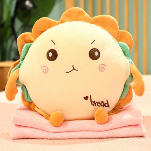 LsnDxg Neu Sonnenblume Brot Kissen Burger Home Event Kinder Geburtstagsgeschenk 45CM 3 von LsnDxg