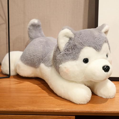 LsnDxg Neue Husky Puppe Husky Hund Kissen Haustier Plüsch Spielzeug Kinder Geburtstagsgeschenk 40CM 1 von LsnDxg