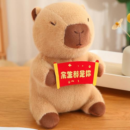 LsnDxg Niedliche Capybara Plüschtiere für Mädchen Tierpuppen Kinder Geburtstagsgeschenke 30cm 2 von LsnDxg