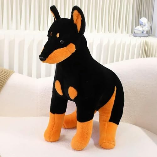 LsnDxg Niedliche Dobermann Pinscher Plüsch Spielzeug Cartoon Plüsch Welpe Puppe Kinder Jungen Home Decoration 40cm 1 von LsnDxg