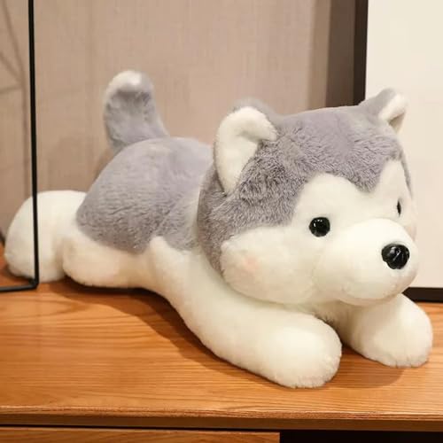 LsnDxg Niedliche Hund Welpe Husky Kissen Plüschtier Niedliche Tier Puppe Heimdekoration Geburtstagsgeschenk 30cm 1 von LsnDxg