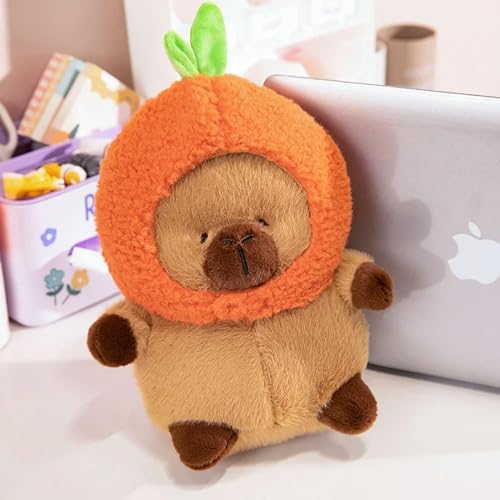 LsnDxg Niedliche Neue Capybara Hut Plüsch Spielzeug Plüsch Tier Niedliche Cartoon Capybara Puppe Mädchen Geschenk Home Decor Geburtstag 22cm 4 von LsnDxg