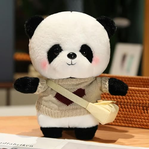 LsnDxg Niedliche Panda Plüschtiere Schöne weiche Cartoon Tiere Puppen für Geburtstag 28cm 5 von LsnDxg