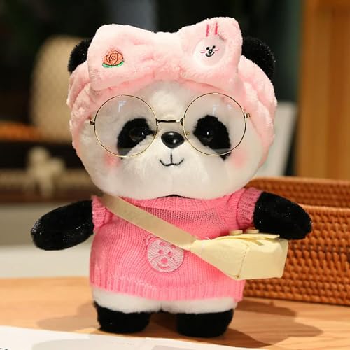 LsnDxg Niedliche Panda Plüschtiere Schöne weiche Cartoon Tiere Puppen für Geburtstag 28cm 7 von LsnDxg