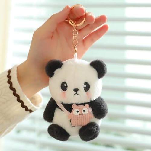 LsnDxg Panda Bär Puppe Plüsch Spielzeug Cartoon Tier Plüsch Weiches Geburtstagsgeschenk für Kinder 12cm 3 von LsnDxg