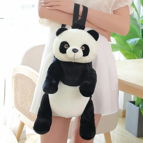 LsnDxg Panda Plüsch Rucksack Cartoon süßes Plüschtier weiche Tier Umhängetasche für Kinder Mädchen Geburtstagsgeschenke 35cm 1 von LsnDxg