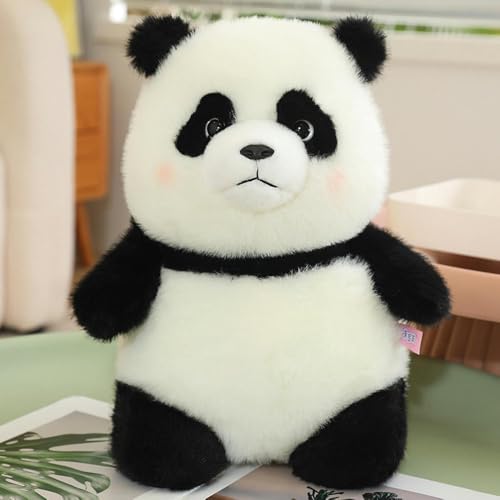 LsnDxg Panda Plüschtier süßes Dreieck Reis Ball Panda Kissen Puppe Kinder Geburtstagsgeschenk 22CM 2 von LsnDxg