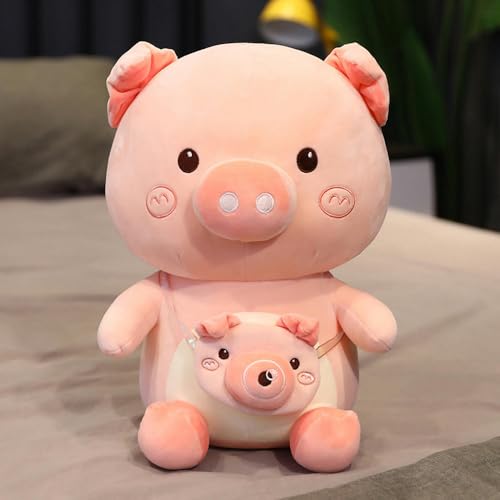 LsnDxg Schwein Plüschtier Puppe Schwein Kissen Büro Lendenwirbelsäule Nackenkissen Kinder Geburtstagsgeschenk 30CM 1 von LsnDxg