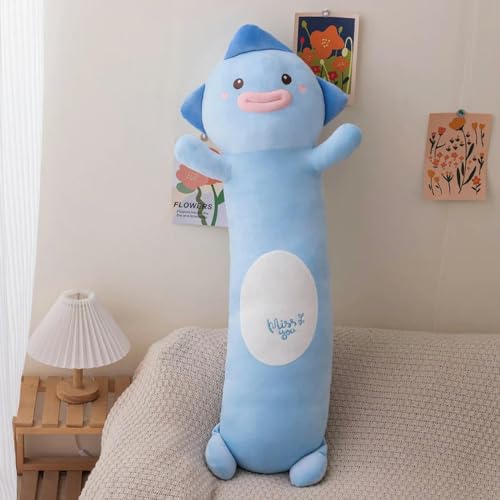 LsnDxg Weich Kawaii Tier Pinguin Fisch Cartoon Plüschtier Kissen Schlafmatte Plüschtier Kinder Geburtstag 70cm 1 von LsnDxg