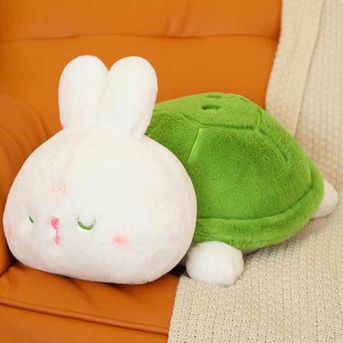 LsnDxg süßer Hase, Schildkröte, Plüschpuppe, Rucksack, hängende Dekoration, Schlüsselanhänger, Kinderpuppe, Hase, Geburtstagsgeschenk, 13CM 1 von LsnDxg