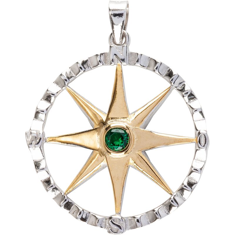 LDV Anhänger "Lani Emerald" 925 Silber von Lucia de Valo