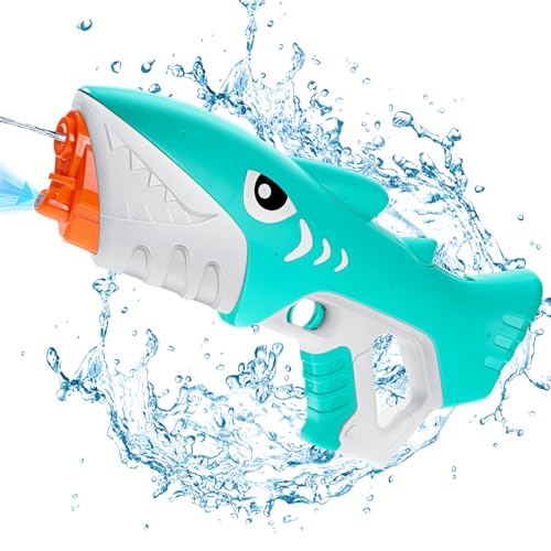 Elektrische Wasserpistole, Luckits automatische Wasserpistolen, Hochdruck-Spritzpistolen mit, Reichweite bis zu 26–32 Fuß, Pool-Party, Strand, Outdoor, Sommerspielzeug für Kinder, Jungen, Mädchen von Luckits