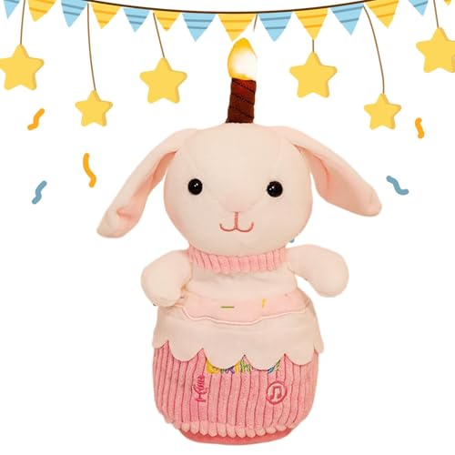 Geburtstags-Kuscheltier,Alles Gute zum Geburtstag-Plüschtier - Lustige Plüschtiere Stofftierpuppe,Bequeme Plüschpuppe, Plüschspielzeug für Kinder und Erwachsene von Luckxing