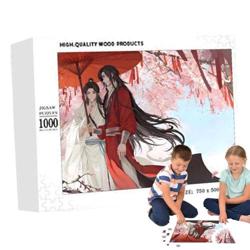 Holzpuzzles für Erwachsene,Holzpuzzles, Anime Peripheriepuzzles Spielzeug, 1000X Puzzles, Denksportaufgaben, Familienrätsel für Frauen und Männer von Luckxing